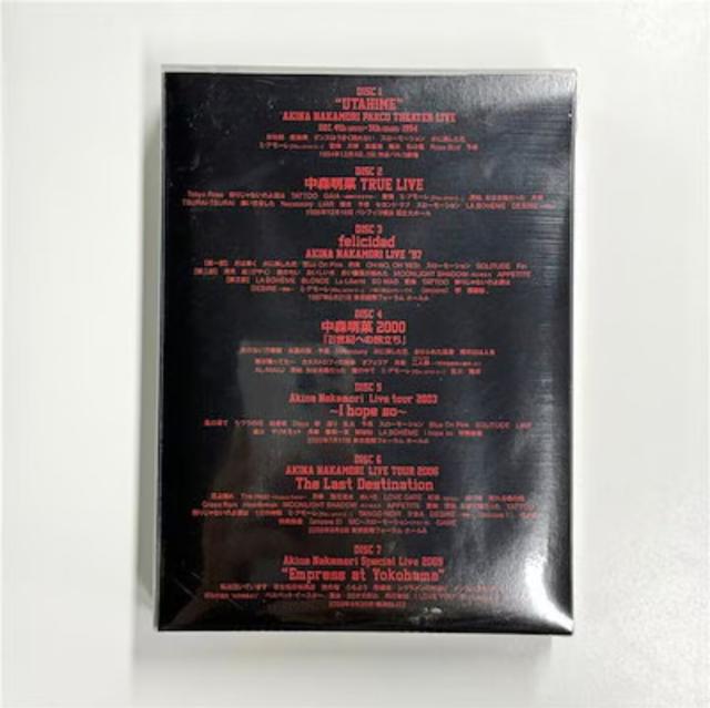 中森明菜 THE LIVE DVD COMPLETE BOX 【公式通販】